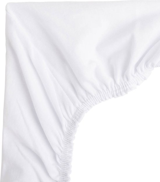 Sensillo Baby Aankleedkussenhoes Jersey - Aankleedkussen Hoes / Hoeslaken voor Aankleedkussen - Verschoonkussen - Wit — afbeelding 3