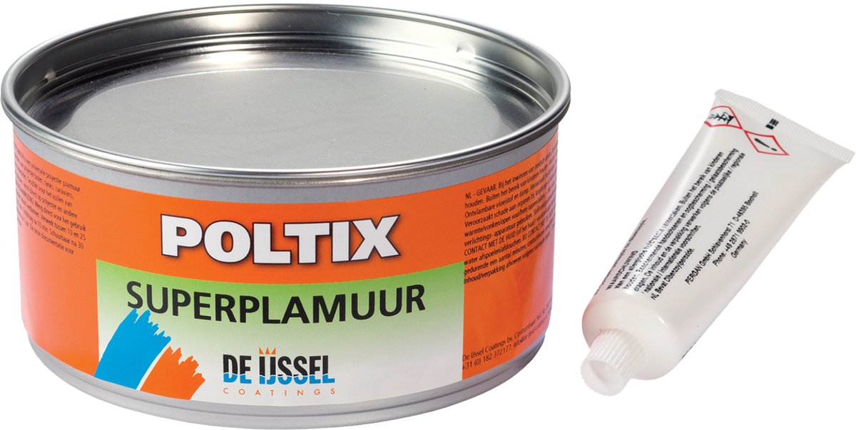 De IJssel Coatings - Poltix Super Plamuur Set - Grijs