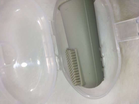 Verzorgingsset Baby-3 DELIG-Kado Pakket voor Baby uitzet lijst-Neusreiniger-Neus Aspirator baby-Medicijn dispenser met SPEEN-Vingertandenborstel baby-baby tandenborstel-Kadoverpakking-Neuszuiger baby-verkoudheid-baby-kind-Neusaspirator van VER — afbeelding 5
