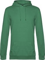 Hoodie French Terry B&C Collectie maat XS Kelly Groen