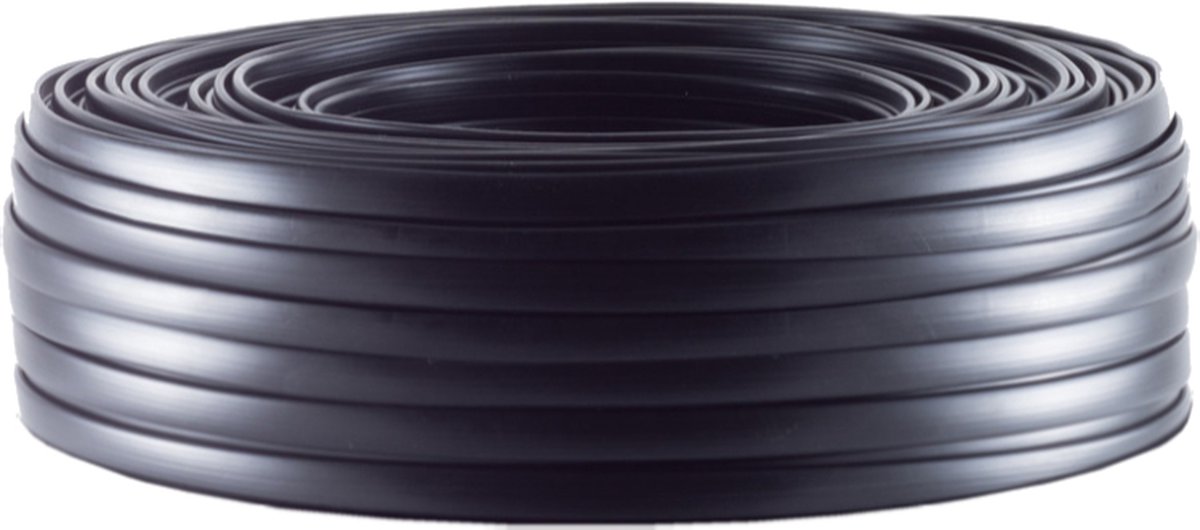 Image of 6-aderige Telefoonkabel - Plat - CCA - 10 meter - Zwart