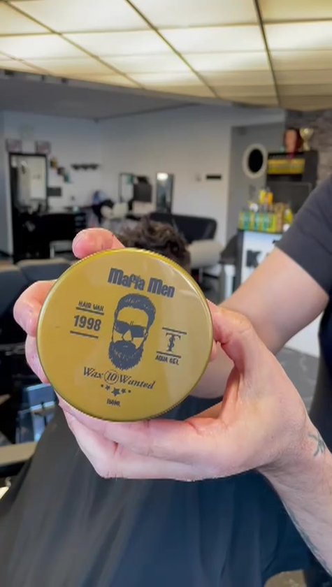 2+1 Gratis 3 Pack- Mafia Men Haarwax 10 Wanted (3-Pak Wanted 450 ml)