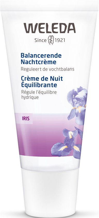 WELEDA - Balancerende Nachtcrème - Iris - 30ml - 100% natuurlijk