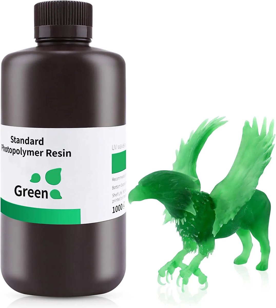 Elegoo - Standard Resin Clear Green - 0.5kg