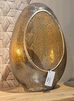 Decoratieve kaarsenhouder - Open Ei in glas