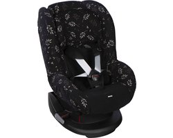 Dooky Seat Cover Groep 1 Autostoel hoes Romantic Leaves Black - Universele Autostoelhoes Maxi Cosi CabrioFix, Maxi Cosi hoes Pebble, Maxicosi hoes, Cybex en meer - Autostoelhoes Baby Universeel