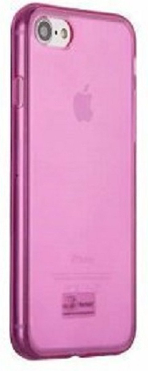 iPhone 7 PLUS Hoesje TPU Siliconen Roze Transparant