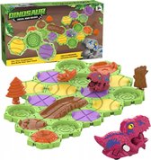 Dinosaurus Labyrint Puzzle - Ruimtelijke inzicht speelgoed - Logisch denken - Concentratie stimulerend voor kinderen - Paarse Dino