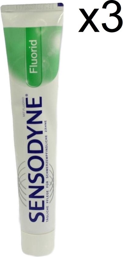 Sensodyne Tandpasta Fluoride 75ml X 3 