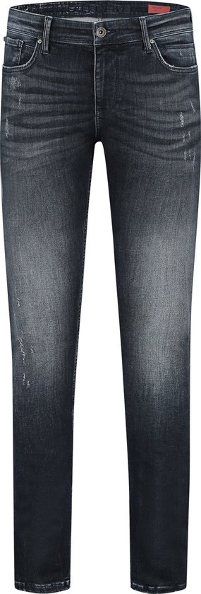Purewhite - Jone Skinny Fit Heren Skinny Fit Jeans - Zwart - Maat 28 |  bol.com