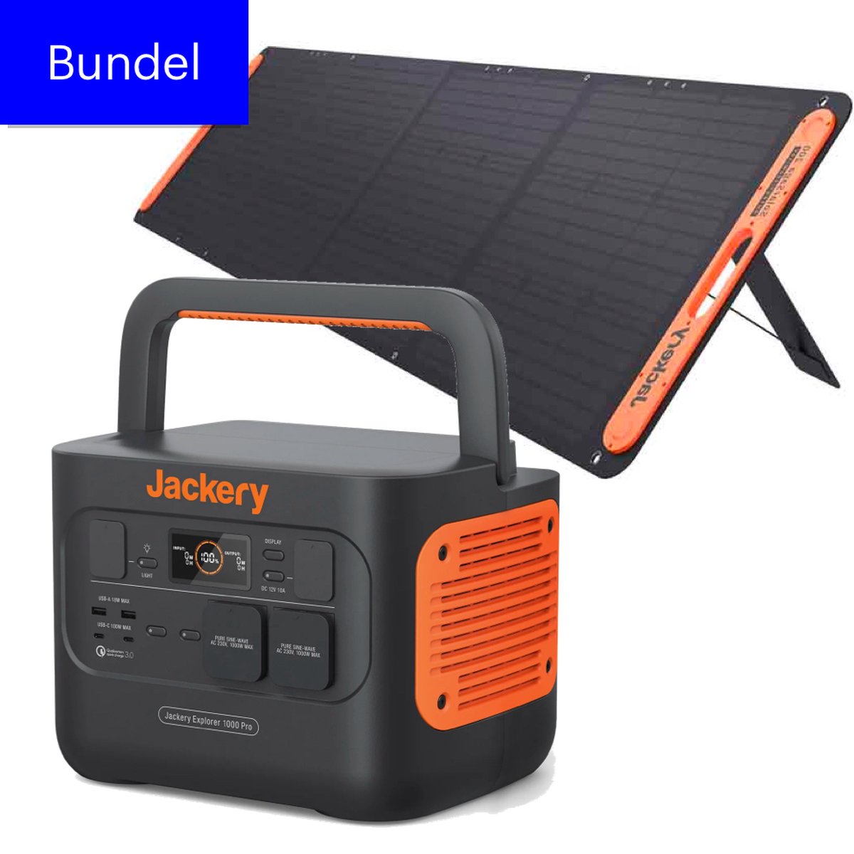 Jackery Camper Bundel Jackery Explorer 1000 Pro Jackery SolarSaga