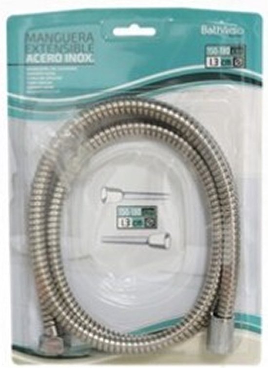 Gerim Badkamer Doucheslang 150180 cm met douchekop aansluiting rvs