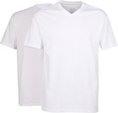 CECEBA Maverick American T-shirt (2-pack) - V-hals - wit - Maat 2XL