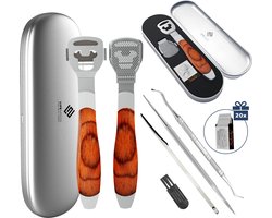 Pedicureset Professioneel - Pedicure Eeltmesjes - Eelt Verwijderaar Pedicure Set - Eeltverwijderaar Voetvijl - Eeltschraper - Eeltschaaf - Eeltrasp - moederdag cadeautje