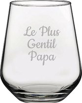 Drinkglas gegraveerd - 42,5cl - Le Plus Gentil Papa