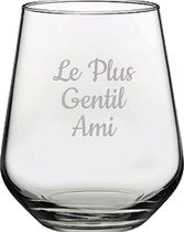 Drinkglas gegraveerd - 42,5cl - Le Plus Gentil Ami