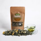 Oz Tea Camomille& Thee vert 100 grammes - 100 & Naturel - Excellente qualité - Cadeau - Goût spécial - Thee en vrac