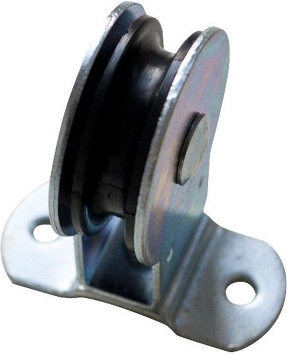 Staande Katrol - 50 mm katrol 6.5mm diameter kabel - Katrol met voetplaat