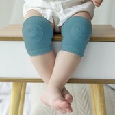 Kniebeschermers - Baby kniebeschermers - Groen/turquoise - 1 paar - Babykniebeschermers - Kruipen - Leren kruipen - Baby veiligheid - Kniesokken