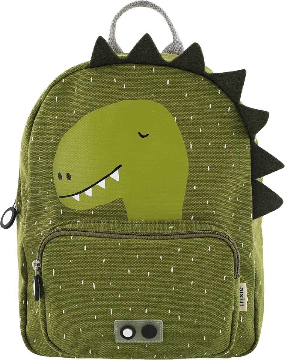 Trixie Rugzak - Mr. Dino - Schooltas Waterafstotend - Boekentas voor Kind - Voor Jongens en Meisjes - Geschikt als Gymtas - Groen op Prijzenvolger.com