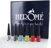 Herome Take Away Nail Colours Sunlit Collection - Set van 6 kleuren - Nagellak set - Alle Nageltypes - 6 x 4ml
