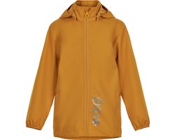 Minymo - Softshell jas voor kinderen - Golden Orange - maat 140cm