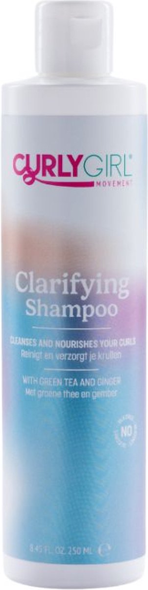 Curlygirlmovement Clarifying Shampoo 250ml Normale shampoo vrouwen Voor Alle haartypes