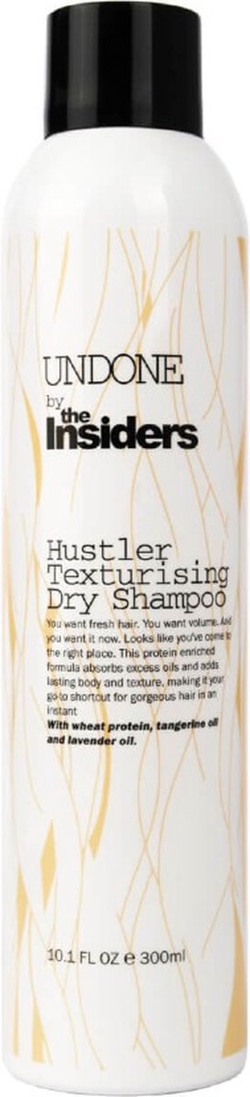 The Insiders Hustler Texturising Dry Shampoo 300 ml - Droogshampoo vrouwen - Voor Vet haar