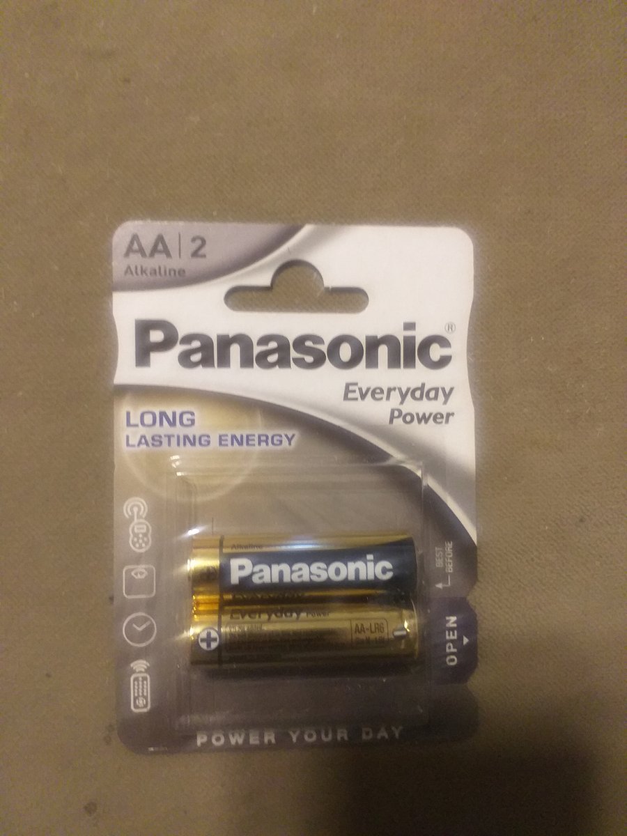 Panasonic batterij AA 2 stuks long lasting energy