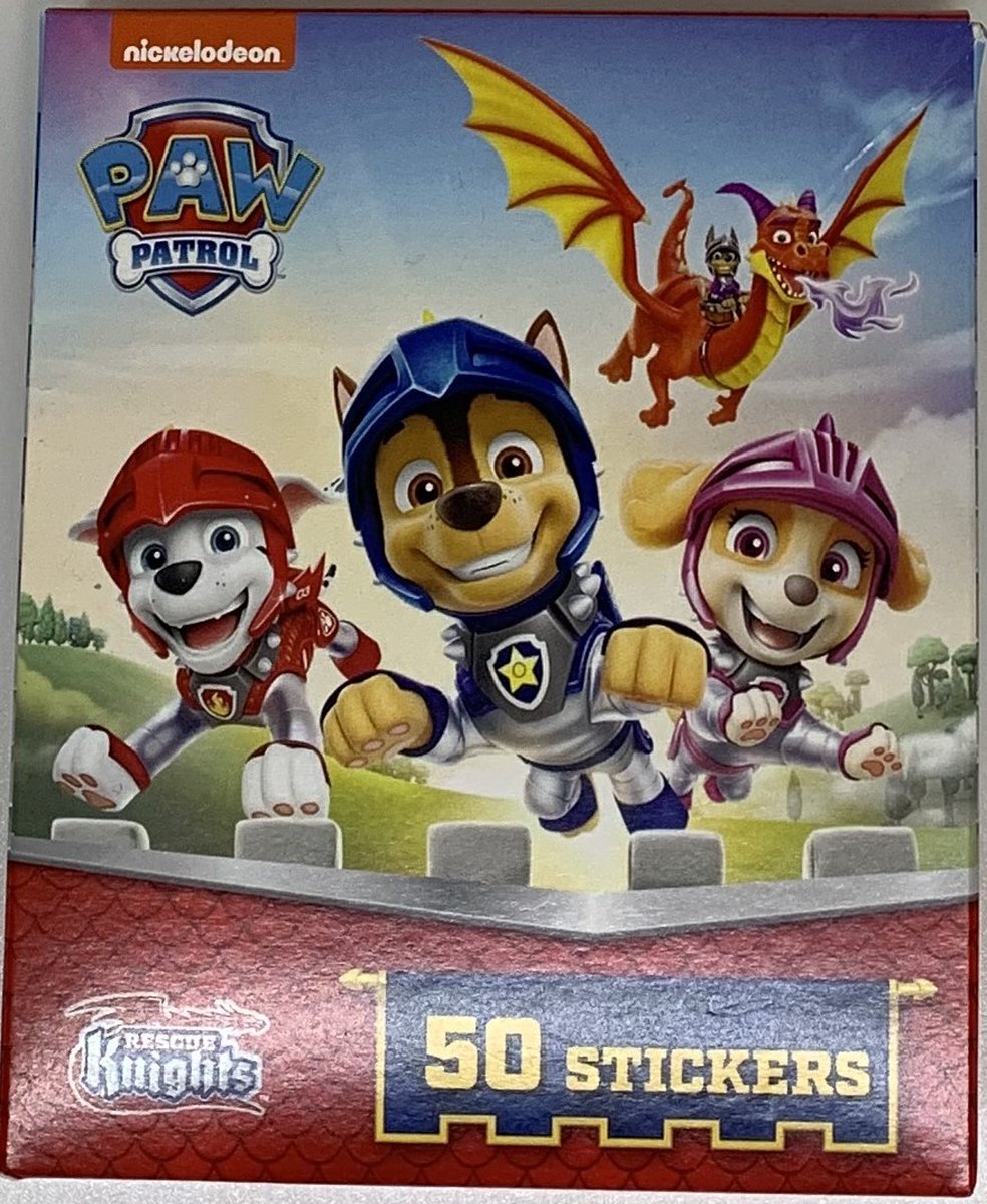 Panini Paw Patrol 10 pakjes Kaartjes Eco Box Rescue Knight