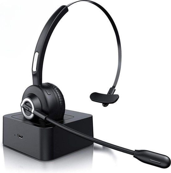 Nince Draadloze Headset - Bluetooth 5.0 - Lichtgewicht Wireless Koptelefoon  met... | bol.com
