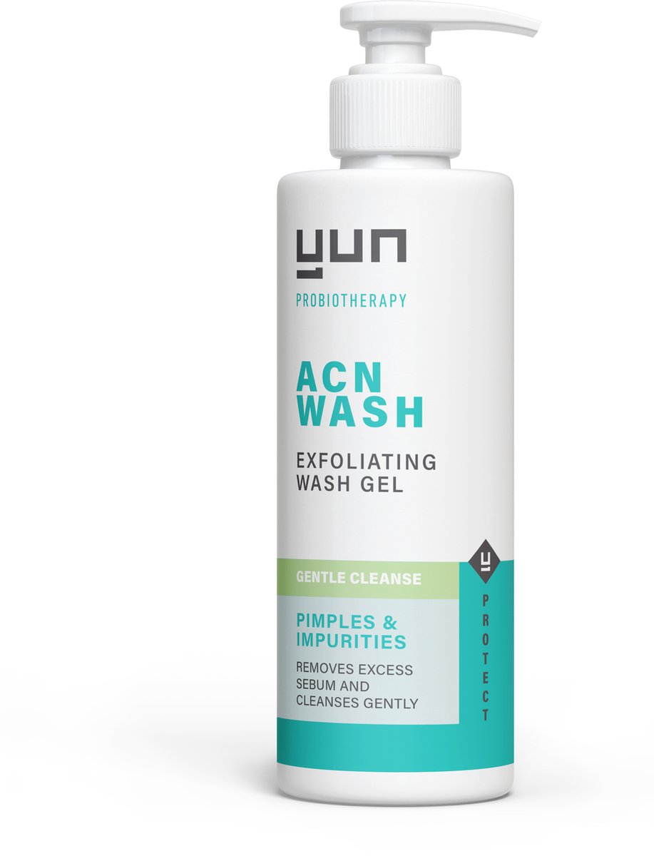 YUN ACN GENTLE EXFOLIATING Face Wash 150 ml - acne symptomen en onzuiverheden