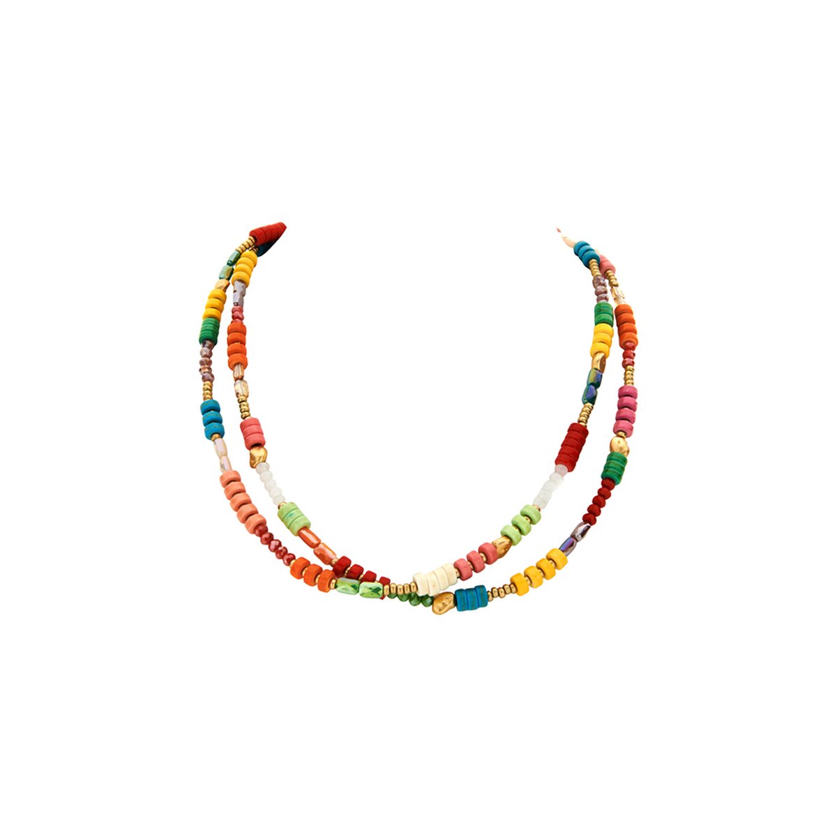 Les Cordes - Halsketting - Collier - PAN54 - Kleur Multi - Metaal - Sieraad Dames - Juwelen