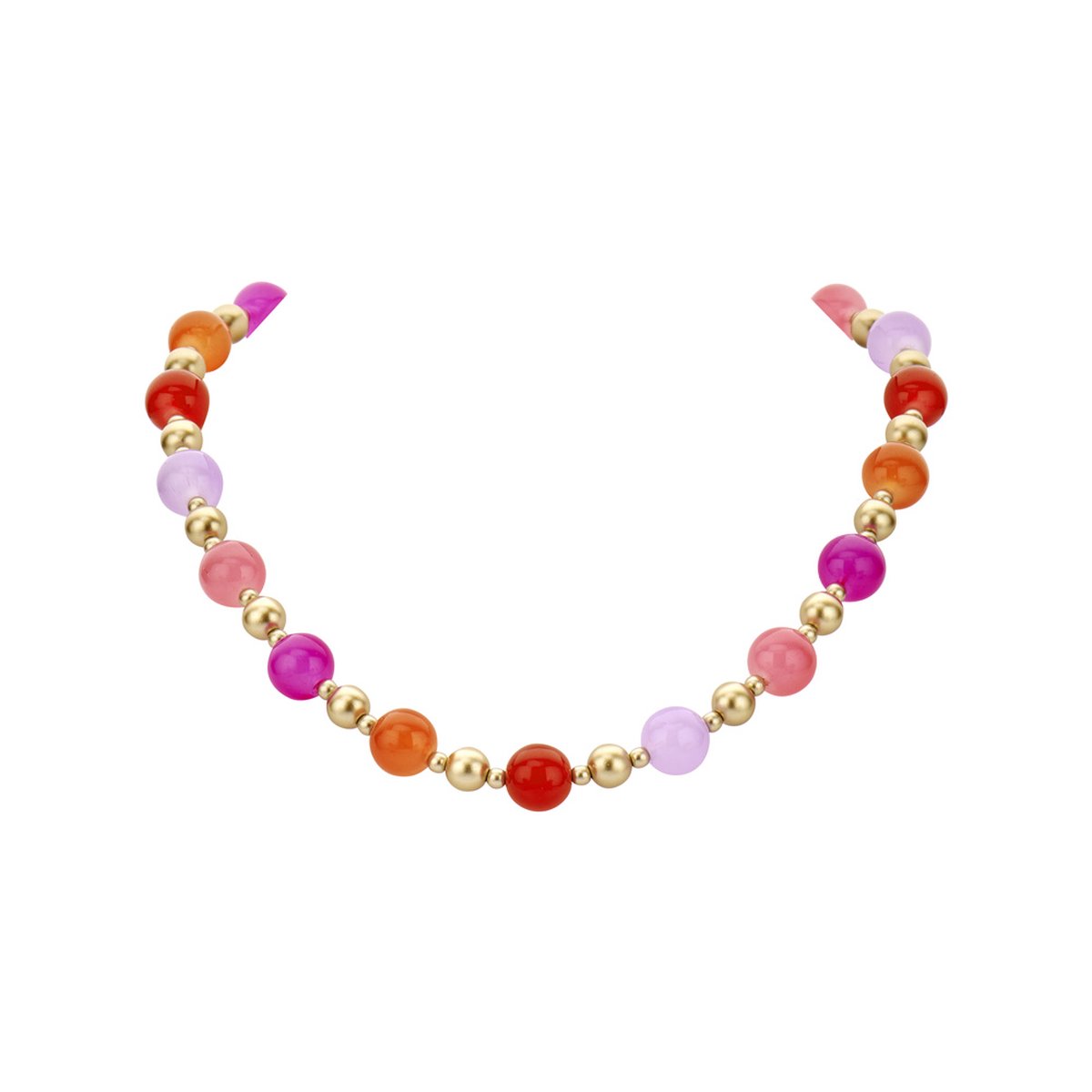 Les Cordes - Halsketting - Collier - DAMLA - Kleur Multi - Metaal - Sieraad Dames - Juwelen