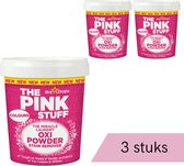The Pink Stuff - Vlekverwijderaar voor gekleurde- en witte was - 3 x 1.2 kg - Voordeelverpakking