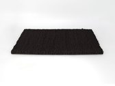 Kokosmat Zwart Deurmat - 60 x 80 cm - Antislip rug - Slijtvast