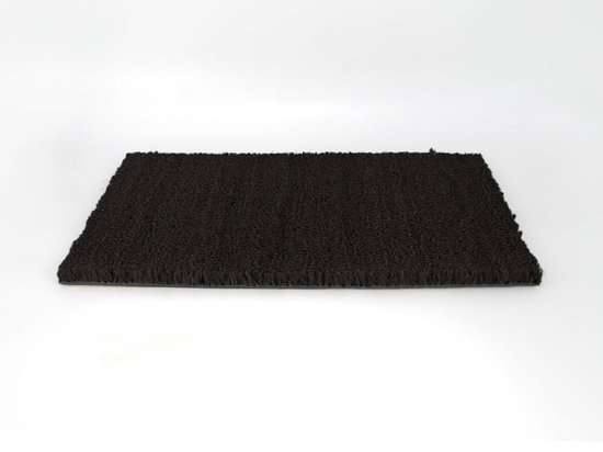 Kokosmat Zwart Deurmat - 60 x 80 cm - Antislip rug - Slijtvast