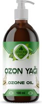 HUILE D'OZONE - Huile d'olive ozonée - Pour les plaies, les coupures, les Brûlures, la cellulite et l'acné - HUILE D'EXTRAIT D'HERBES 100% - Formule forte - Geen additifs chimiques - Végétalien - Huile d' Ozone - 100 ml