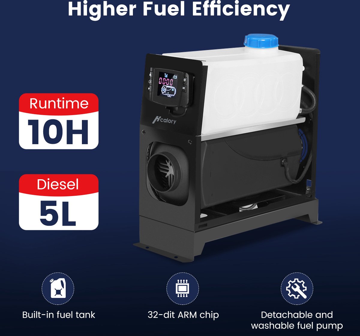 FlowerW Planar 2 kW diesel verwarming 12 V staande verwarming met geluidsdemper voor vrachtwagen, camper, camper FlowerW Planar 2 kW diesel verwarming 12 V staande verwarming met geluidsdemper voor vrachtwagen, camper, camper