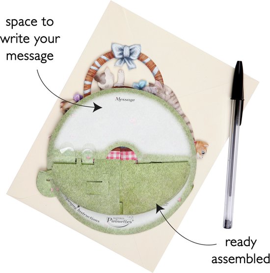 Carte 3D Happy Anniversaire Unicorn Licorne - Santoro London Pirouettes