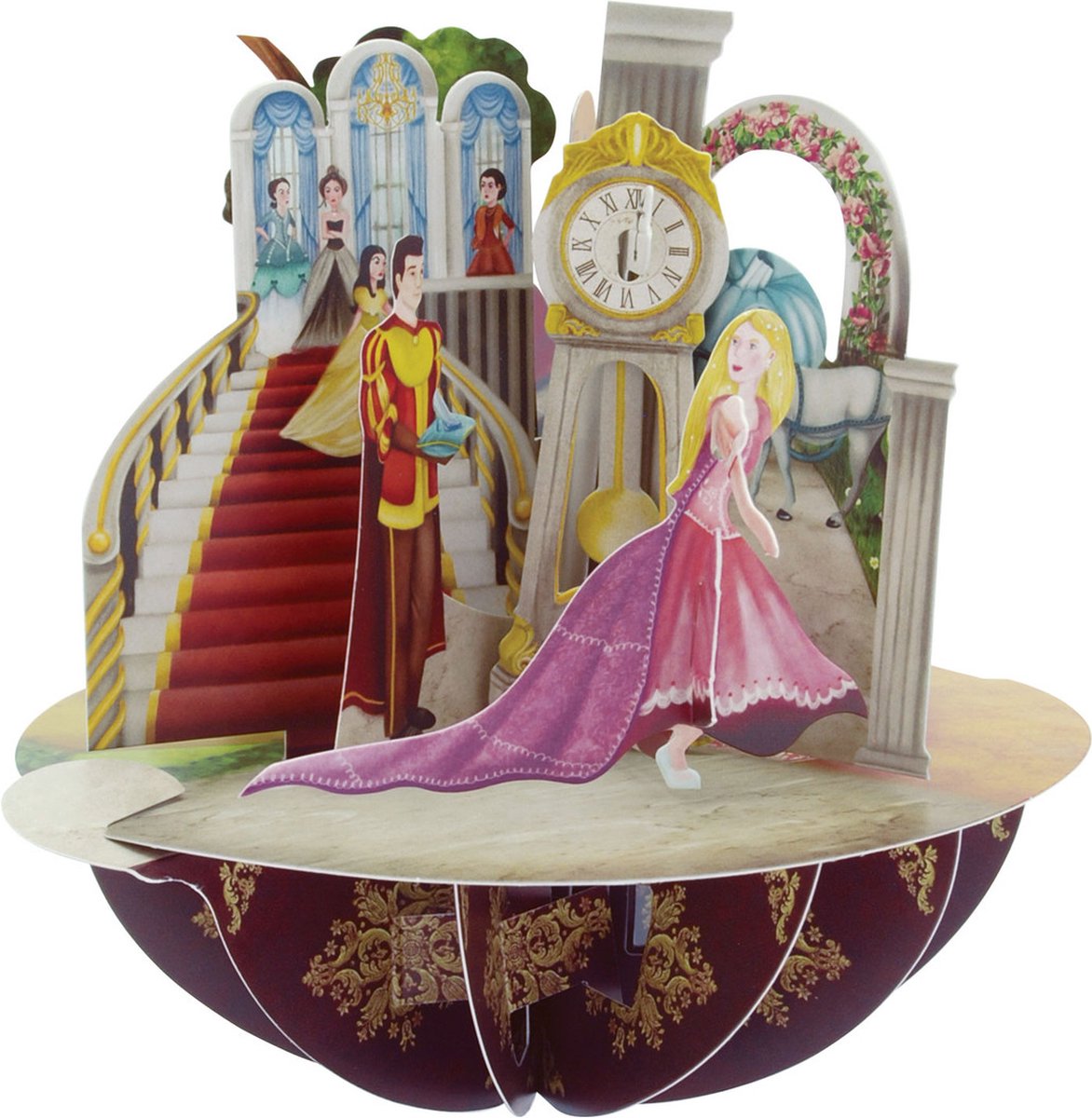 3D kaart Prinses Prinsessen - Santoro London Pirouettes