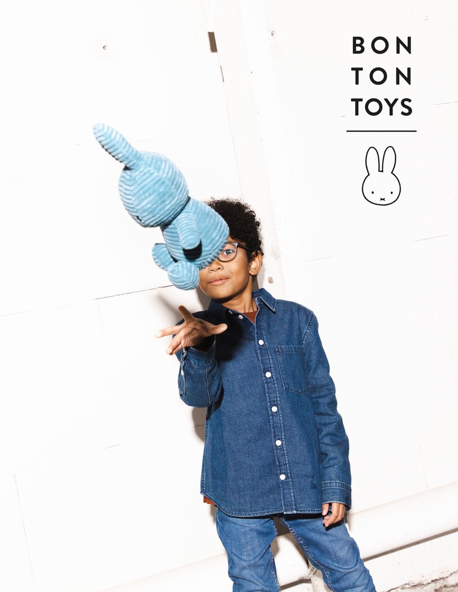 Bon Ton Toys Nijntje - ECO Corduroy Aviator Blue - 23 cm - 9" — afbeelding 5