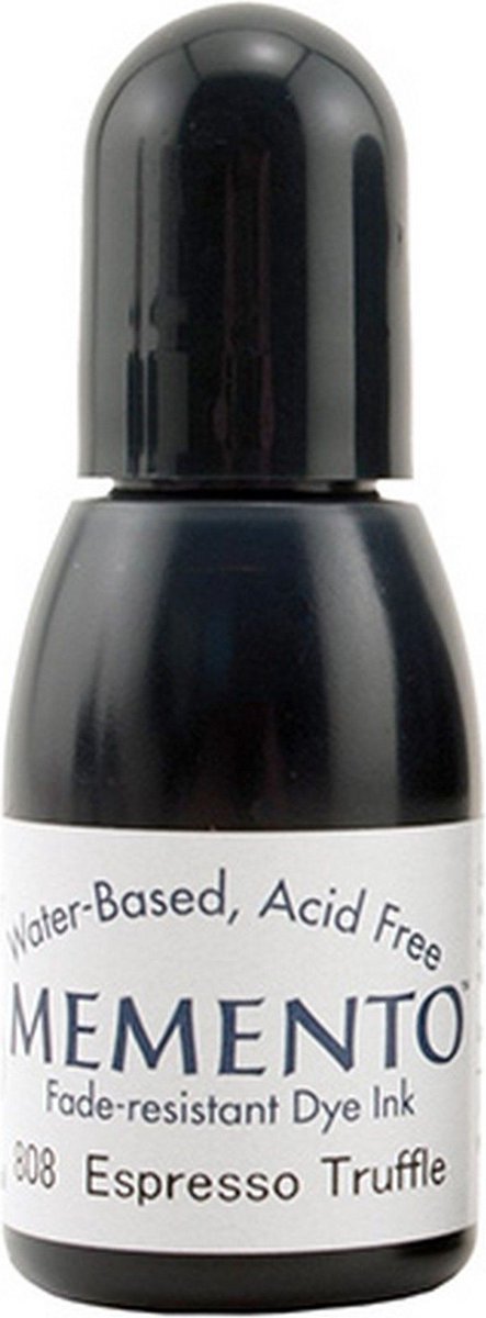 Tsukineko Memento Refill - bruin - 15ml - Espresso Truffle