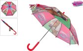 Parapluie Enfants Paarden 70x60 CM - Parapluie Fille Rose - Parapluie Enfant