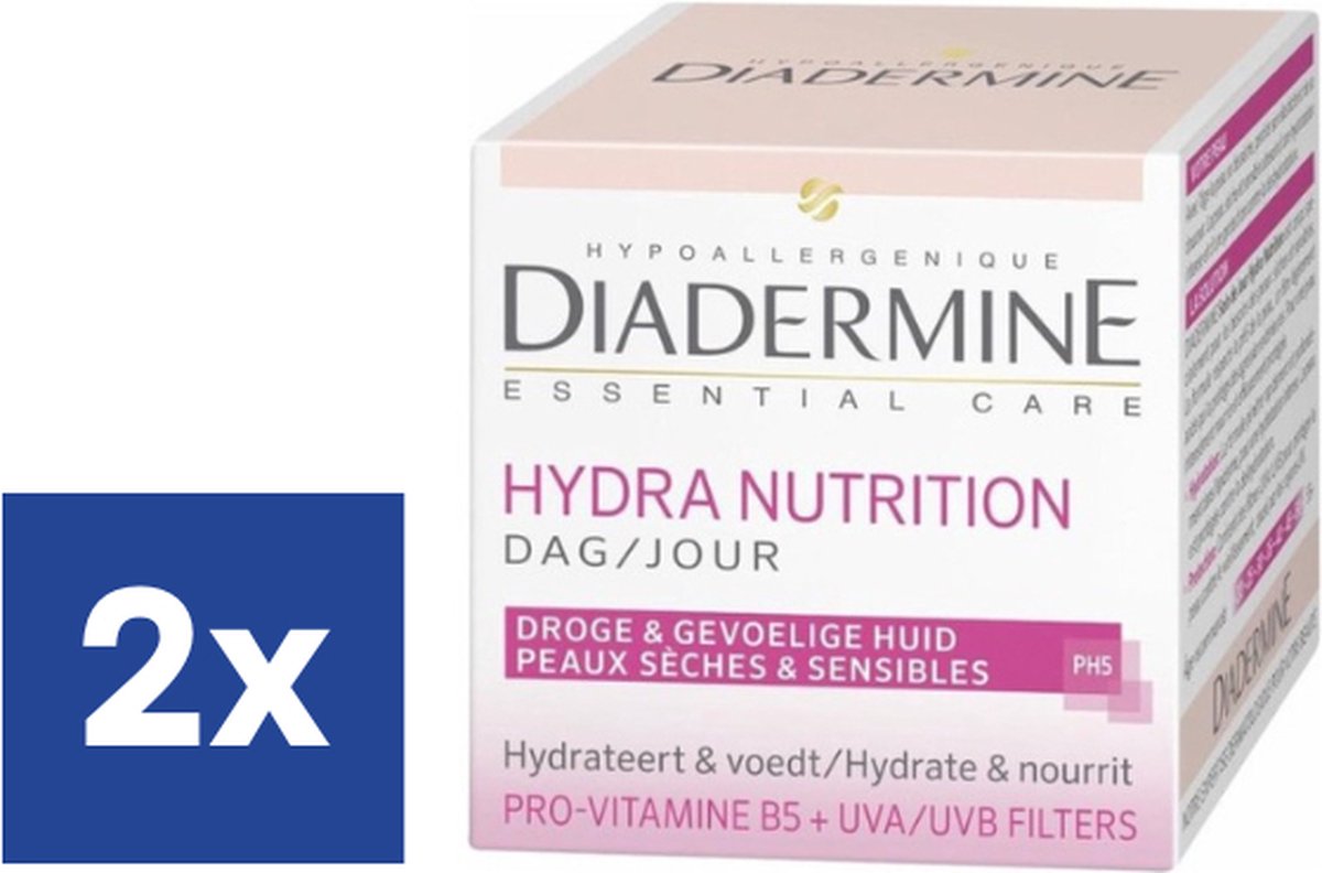 Diadermine Hydra Nutrion Dagcrème - 2 x 50 ml