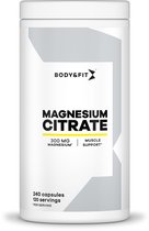 Body & Fit Citrate De Magnésium - 240 Pièces