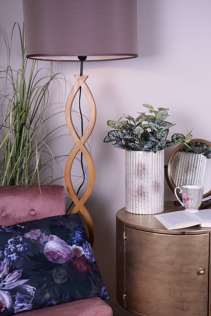 Kunstplant 34 cm Groen Zwart Kunststof Kunstbloem