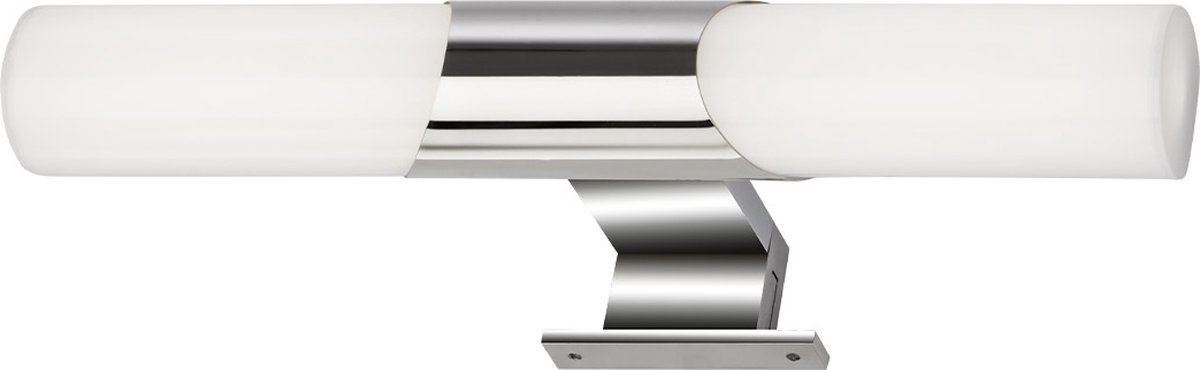Briloner Kalk - LED Spiegellamp - spiegelverlichting badkamer - neutral wit licht 4.000K - 800 Lm - chroom - 32cm zilver (32cm)