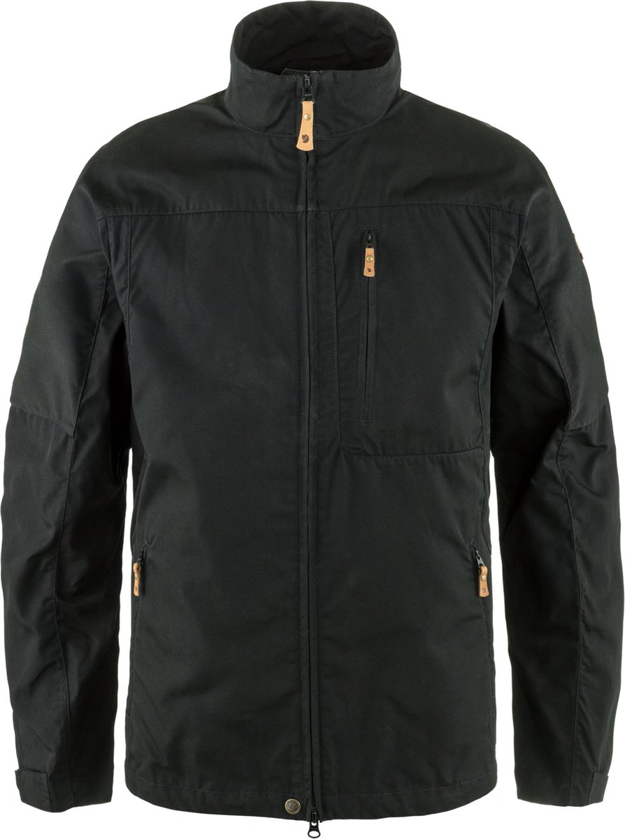 Fjallraven Stencollar Jacket Heren Outdoorjas -Black - Maat XL