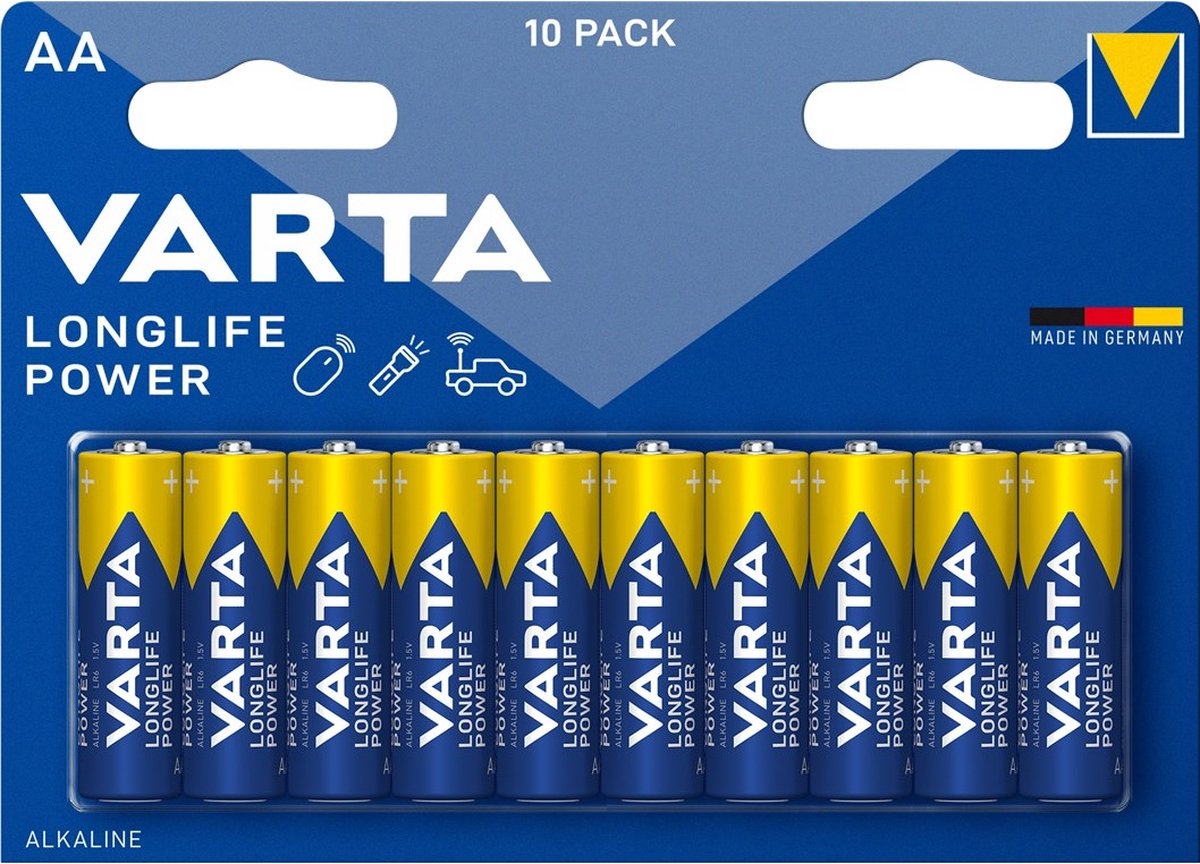 Varta AA Longlife Batterijen - 10 stuks - Varta
